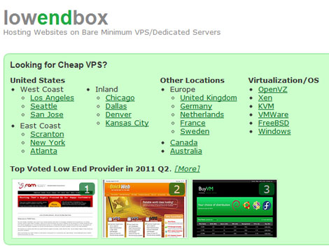 low end box VPS