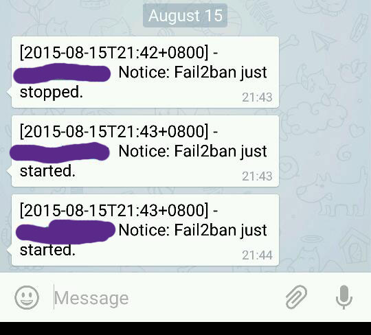 telegram-fail2ban